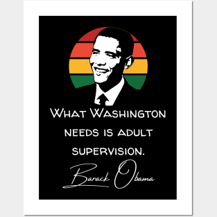 Barack Obama Quote Inauguration Vintage Retro 2021 Posters and Art